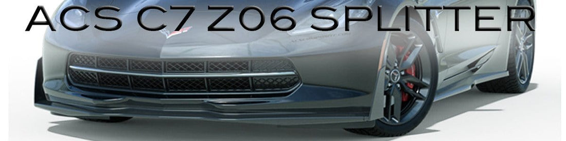 C7 Z06 Splitter for both Stingray and Z06