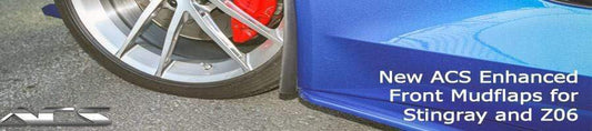ACS-C7 Stingray / Grand Sport / Z06 / ZR1 Enhanced Front Mudflaps Splash Guards