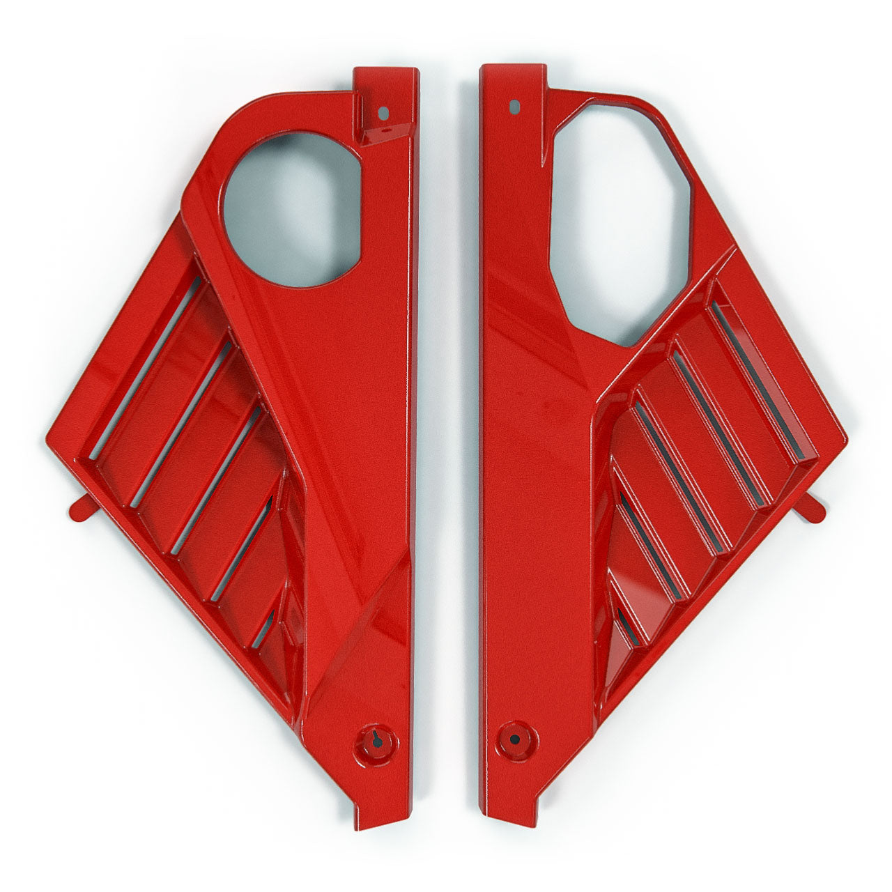 Panneaux de moteur à persiennes du coupé C8