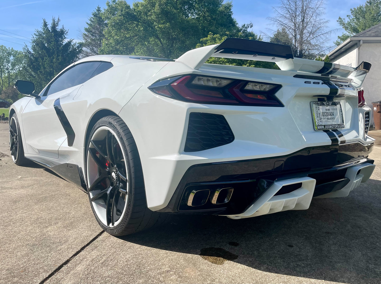 Ben Bs 2021 Corvette Stingray 2LT in arctic-white