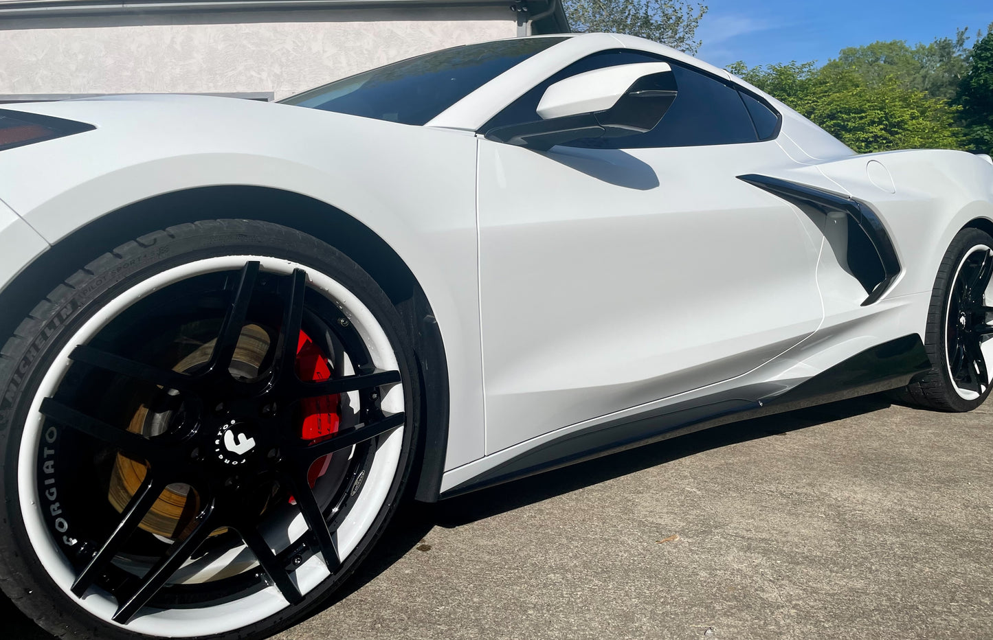 Ben Bs 2021 Corvette Stingray 2LT in arctic-white