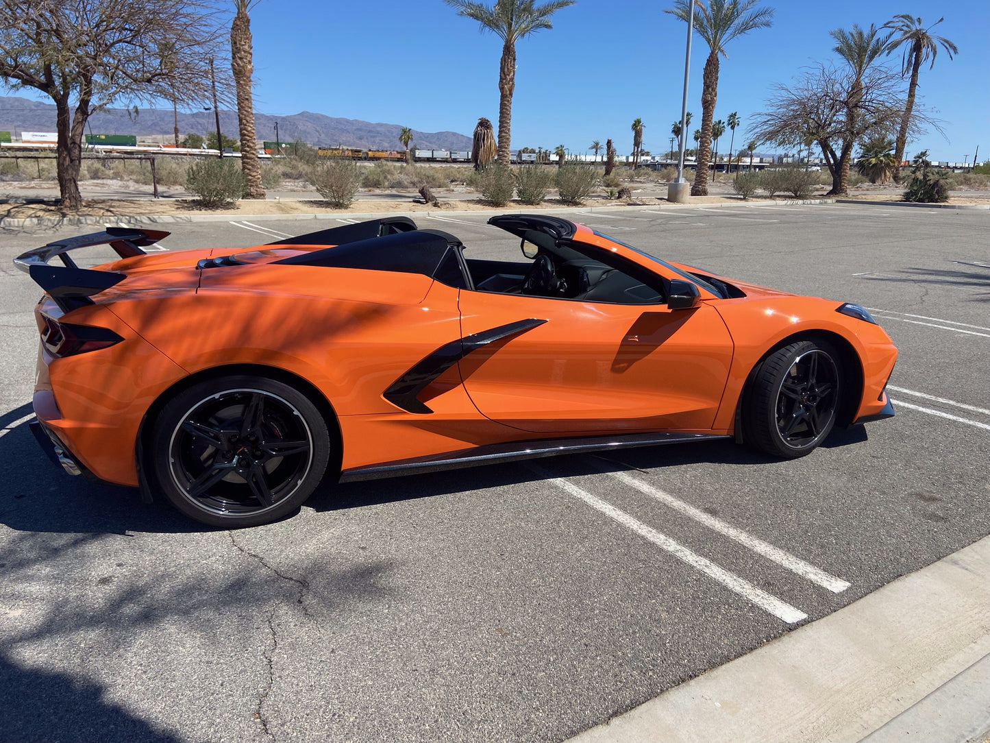 Dave Bs 2022 Corvette Stingray 3LT in amplify-orange-tint