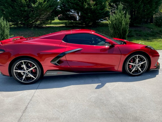 Dave Cs 2021 Corvette Stingray 1LT in red-mist-metallic-tintcoat