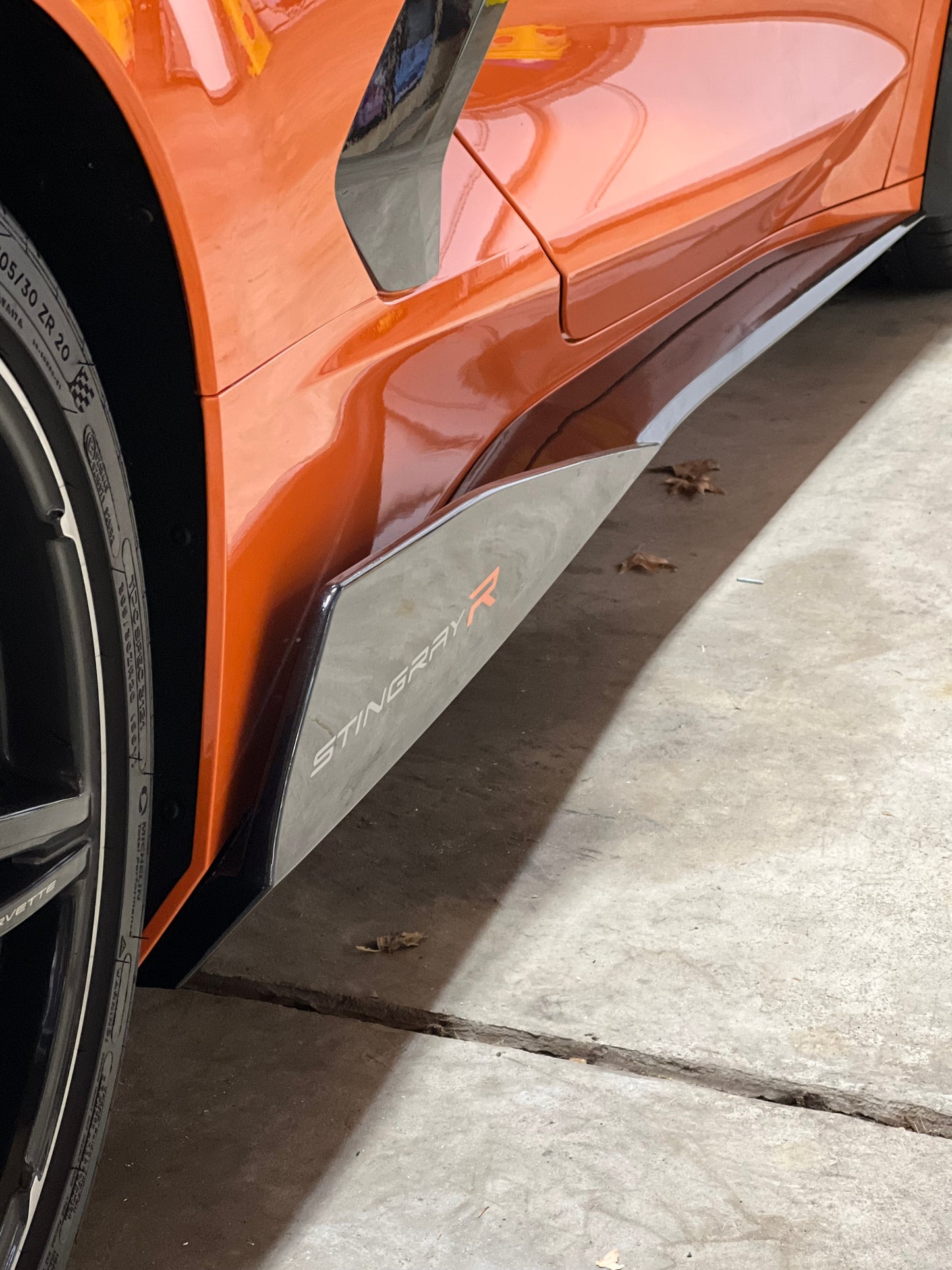 Brian Wendlands 2023 Corvette Stingray 2LT in amplify-orange-tint