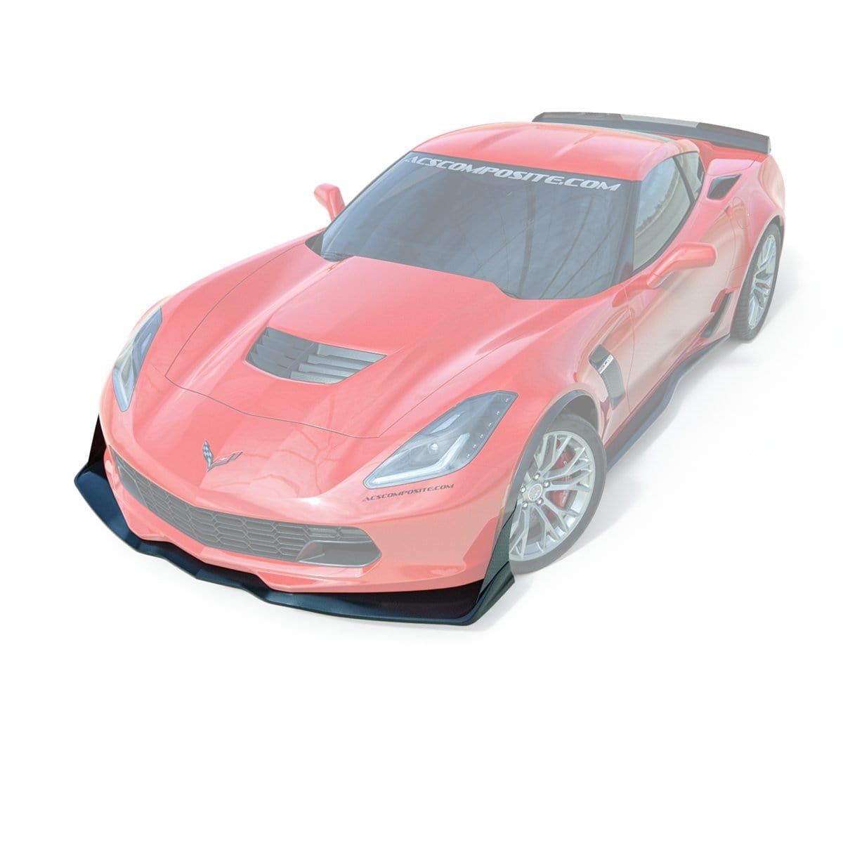 ZR1 Splitter | Carbon Flash Metallic Black | C7 Corvette Z06