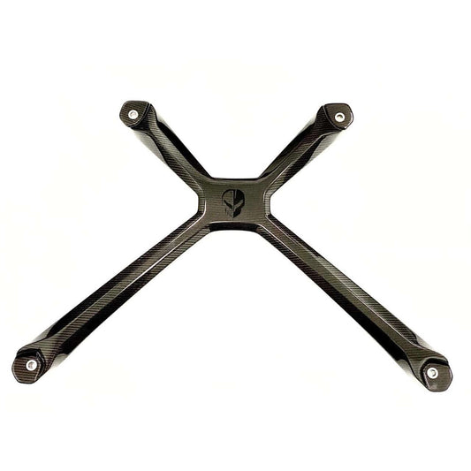 Product shot on a white background of the C8 Carbon Fiber X-brace