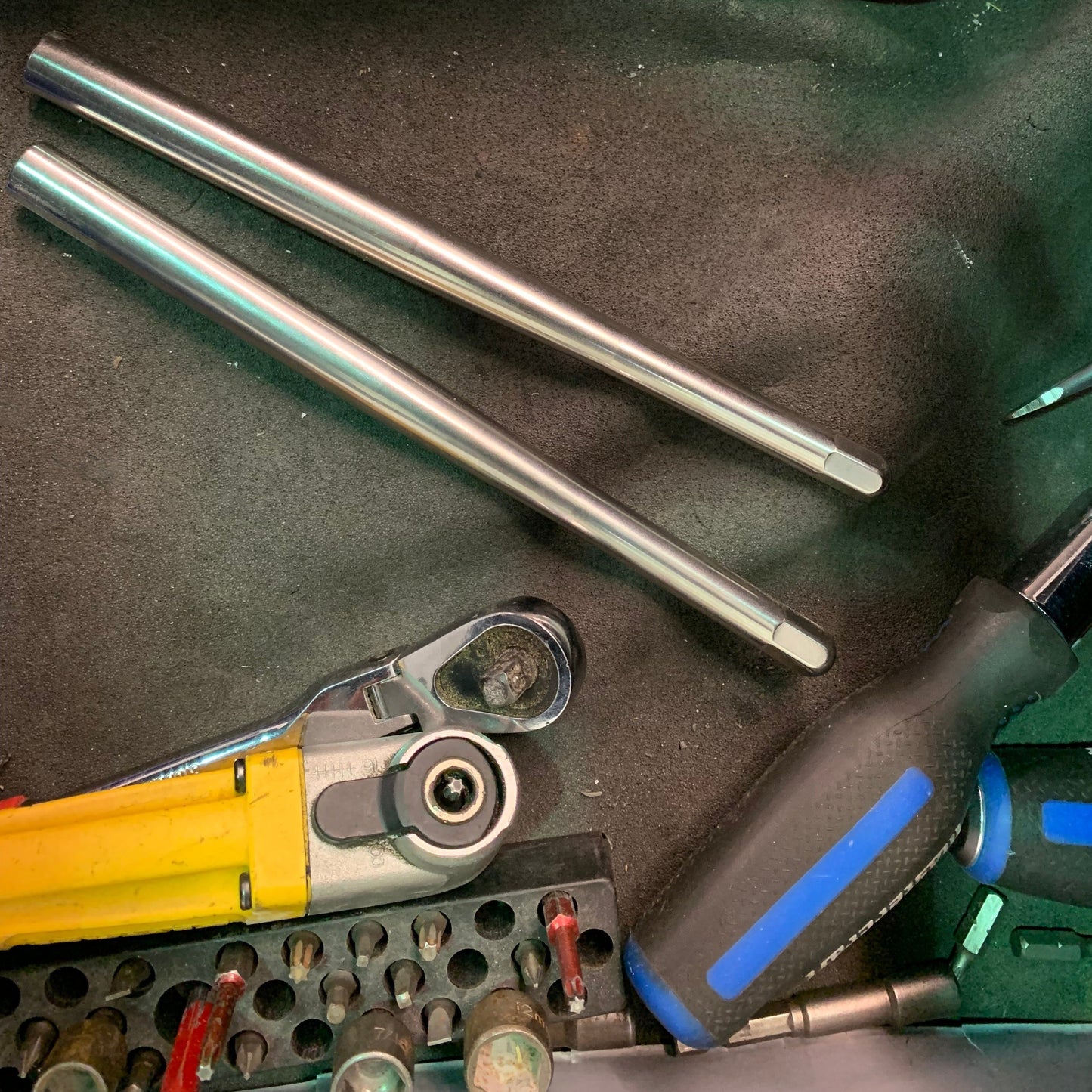 Stainless steel C8 Corvette wheel stud extenders (SKU nan) for safe and easy wheel removal - ACS Composite