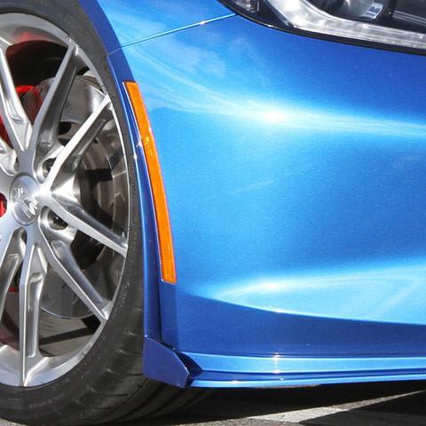 ACS Composite Five1 Front Wheel Deflector for C7 Corvette Stingray 45-4-035 in Carbon Flash Metallic Black