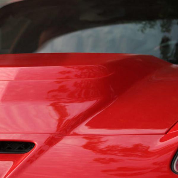 ACS Composite L88 Extractor Hood for C6 Corvette, SKU 27-4-031 PRM - Lightweight, heat-resistant, and iconic design with efficient heat extraction and water management system.