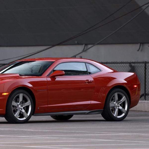 ACS Composite Camaro Side Rocker Winglets for 2010-2015 Camaro models, SKU 33-4-125, designed to direct air around the rear wheel.