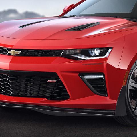 ACS Composite Stage 3 T6 Deflectors Splitter in Gloss Black for Camaro 2016+ | SKU 48-4-003