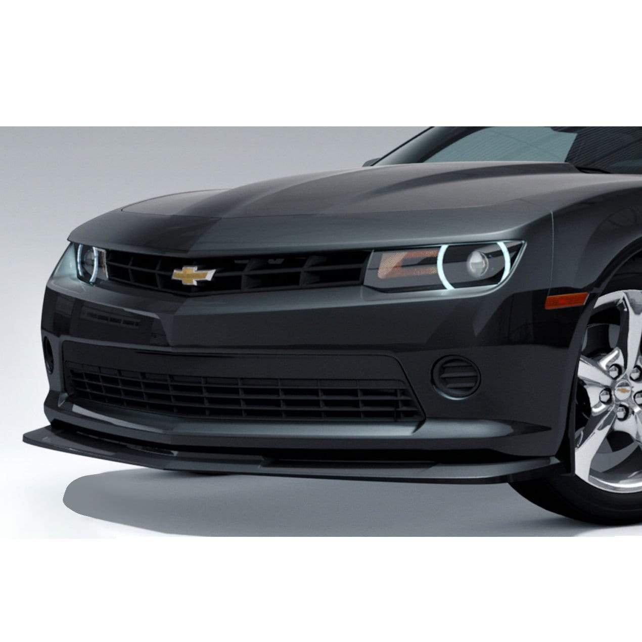 ACS Composite T5 Splitter in Satin Black for 2014-2015 Camaro LS LT RS V6 (46-4-013) - improves aerodynamics and handling.