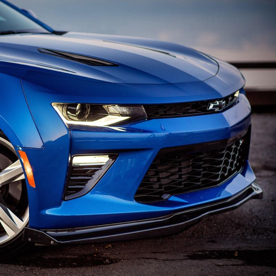 T6 Front Splitter for Camaro SS 2016-2018 in Primer without Endcaps - SKU 48-4-001 PRM by ACS Composite.
