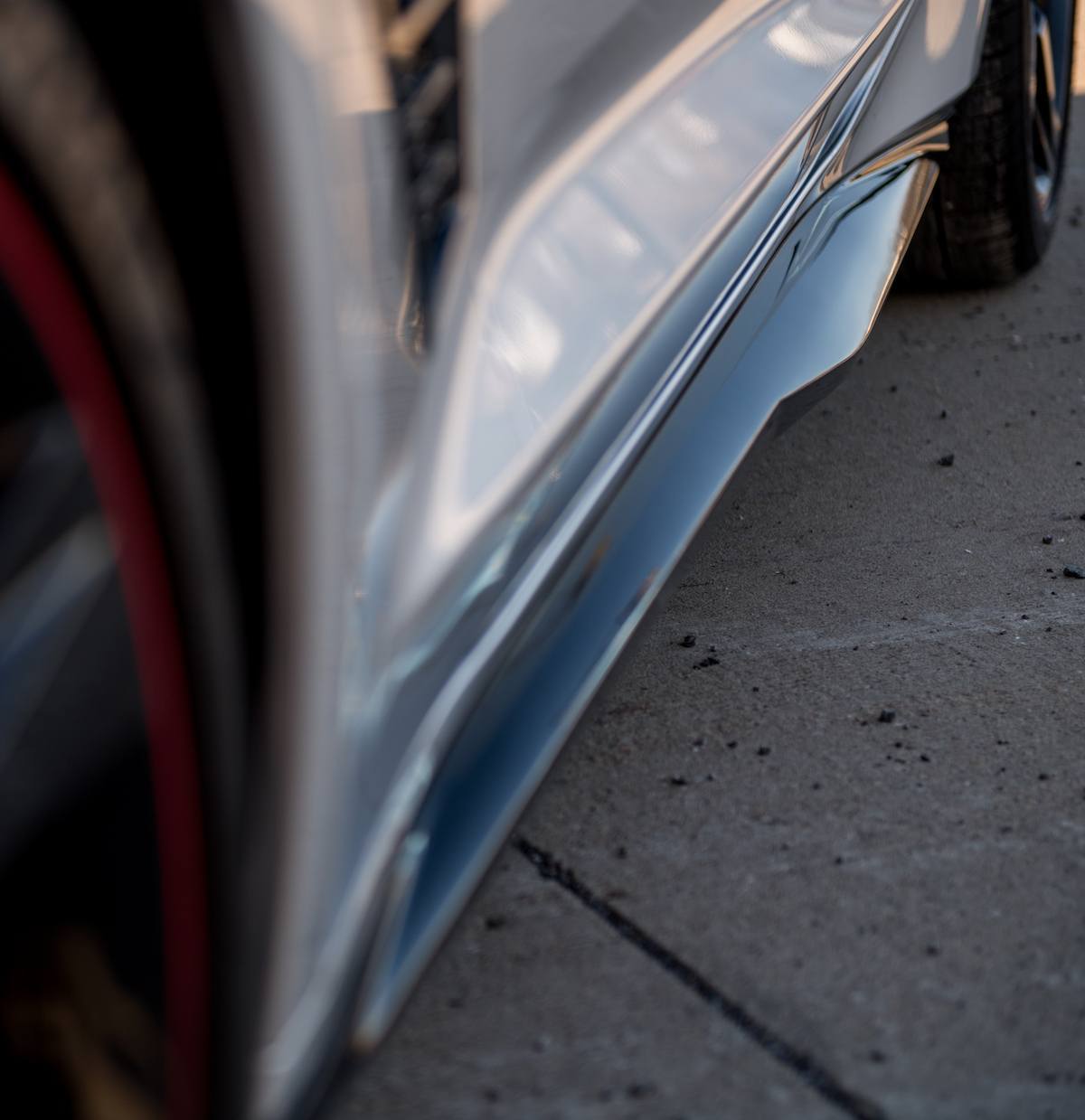 ACS Composite ZL1 Side Rockers for Gen6 Camaro, made of lightweight PC composite material - SKU 48-4-039