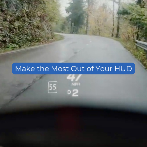 How can you make the most of your Corvette’s Head-Up Display (HUD)?