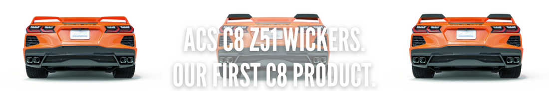 Our first Chevrolet Corvette C8 Product! ACS C8 Z51 Wickers.