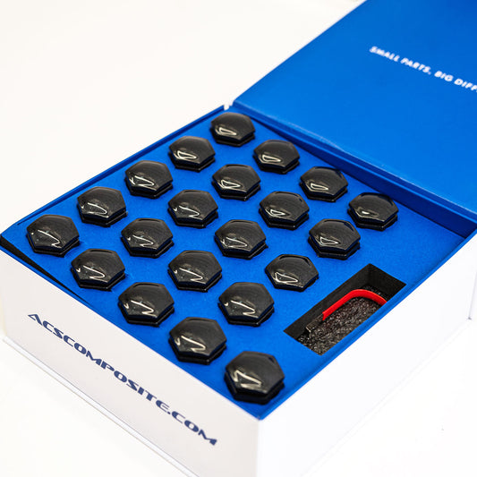 New Product Release: C8 Corvette Carbon Flash Black Lug Nut Covers
