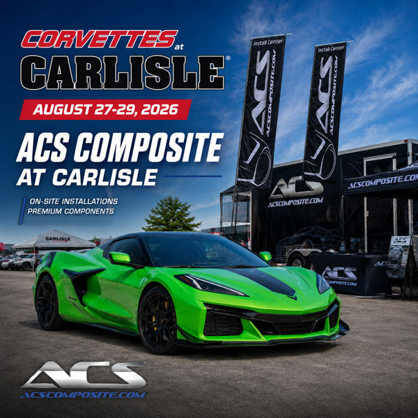 ACS Composite at Corvettes at Carlisle 2026 – On-Site Corvette Installations