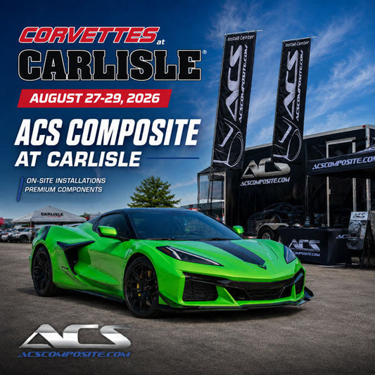 ACS Composite at Corvettes at Carlisle 2026 – On-Site Corvette Installations
