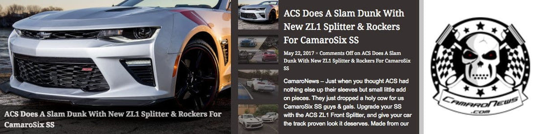 ACS Does A Slam Dunk With New ZL1 Splitter & Rockers For CamaroSix SS