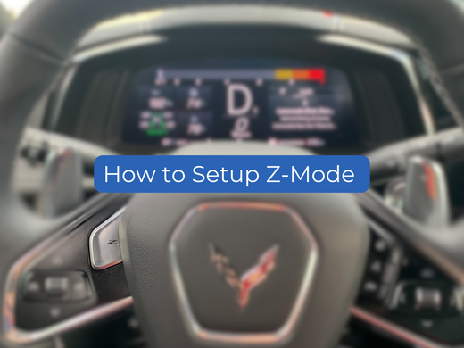 How to Setup Z-Mode on your Corvette