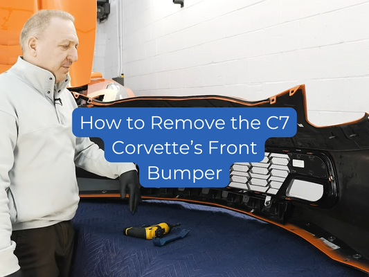 How To Remove The Front Bumper From A 2014-2019 C7 Corvette