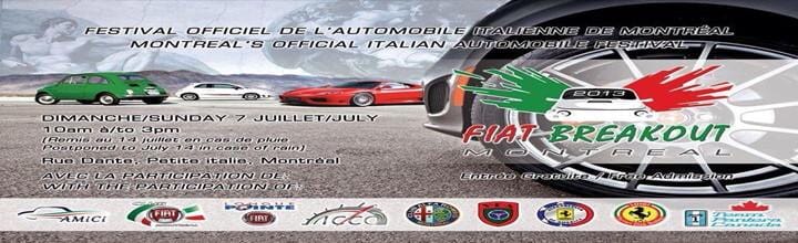 Montreal’s Official Italian Automobile Festival – Fiat BreakOut 2013