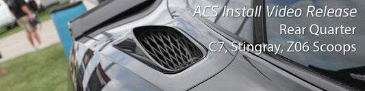 Install Video – Rear Quarter Inlet Ports for Chevrolet C7 Stingray / Z06 Pn 45-4-011