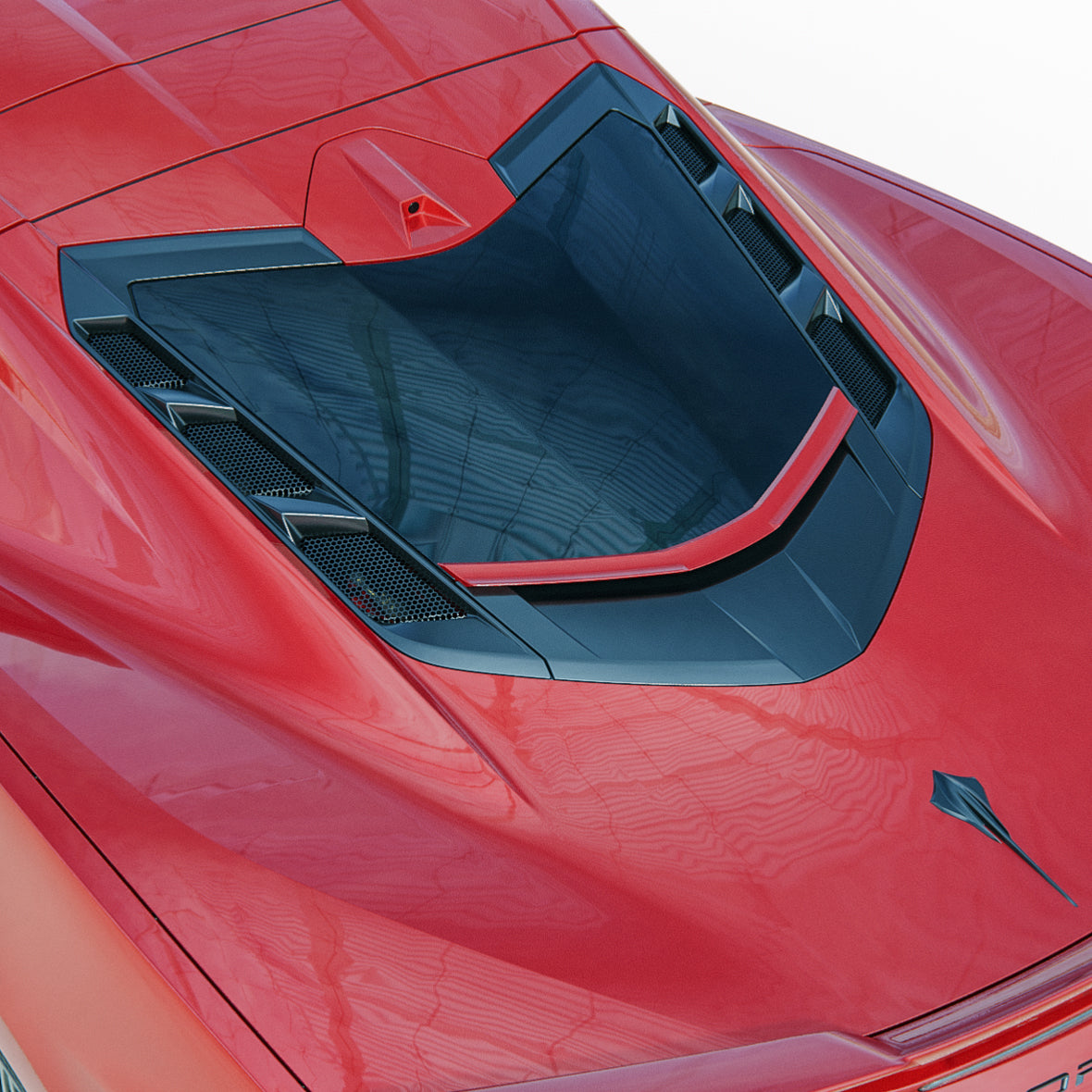 C8 Coupe Rear Window Spoiler