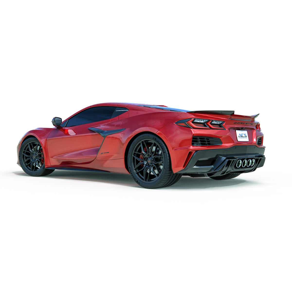 ACS C8 Diffuser Inserts | 2023+ C8 Corvette ZR1 Z06 | Carbon Flash ...