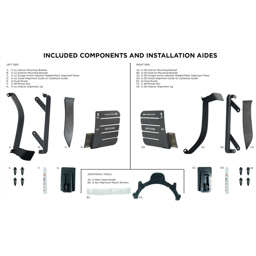C8 ZR1 Z06 GS E-Ray Side Intake Radiator Guards – ACS Composite
