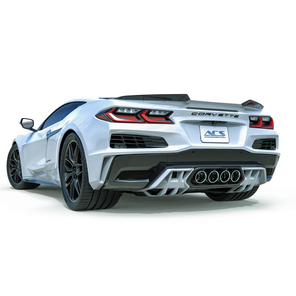 ACS C8 Diffuser Inserts | 2023+ C8 Corvette ZR1 Z06 | Carbon Flash ...
