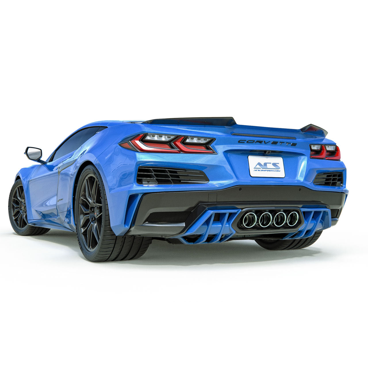 ACS C8 Diffuser Inserts | 2023+ C8 Corvette ZR1 Z06 | Carbon Flash