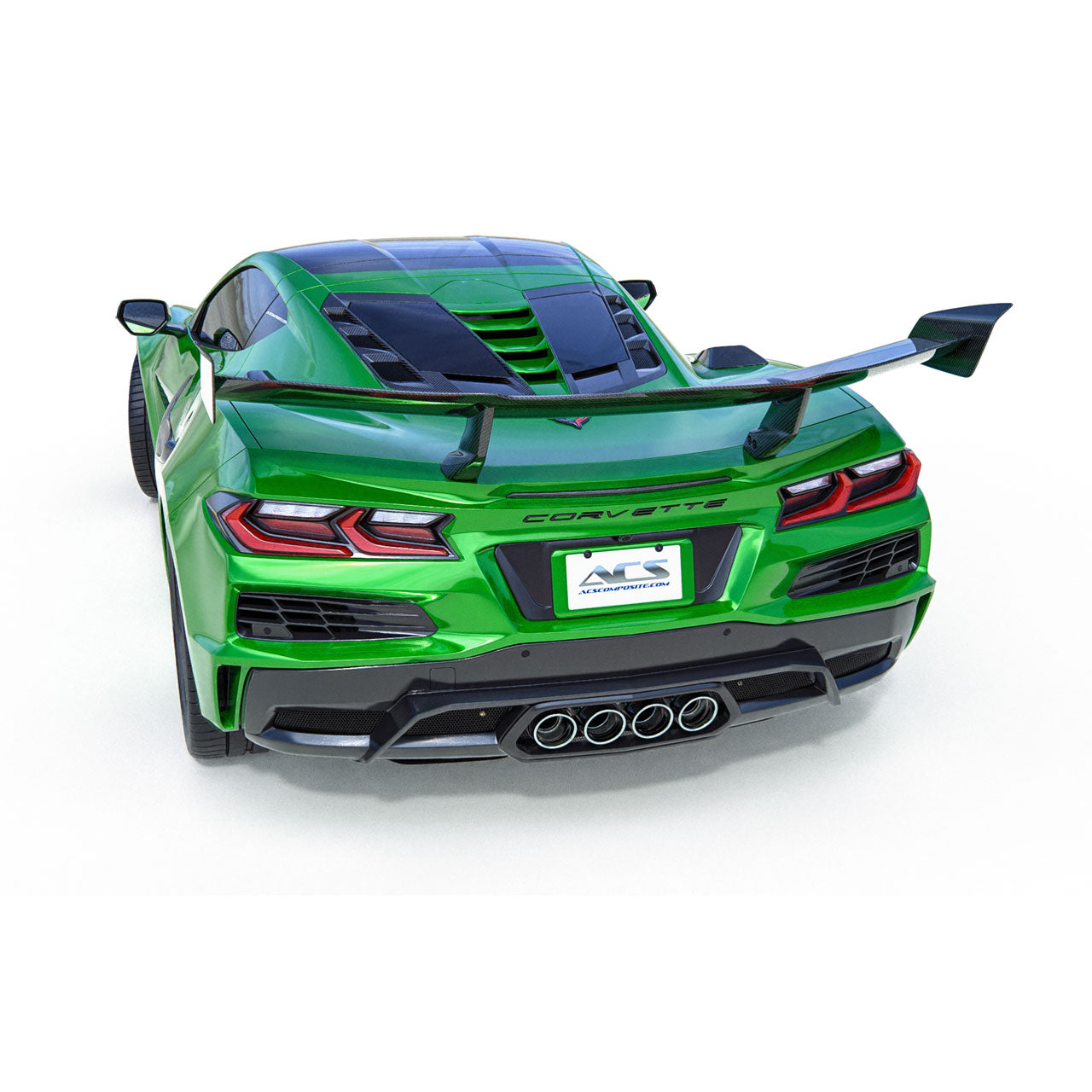 License Plate Filler Panel | C8 Corvette ZR1| Carbon Flash