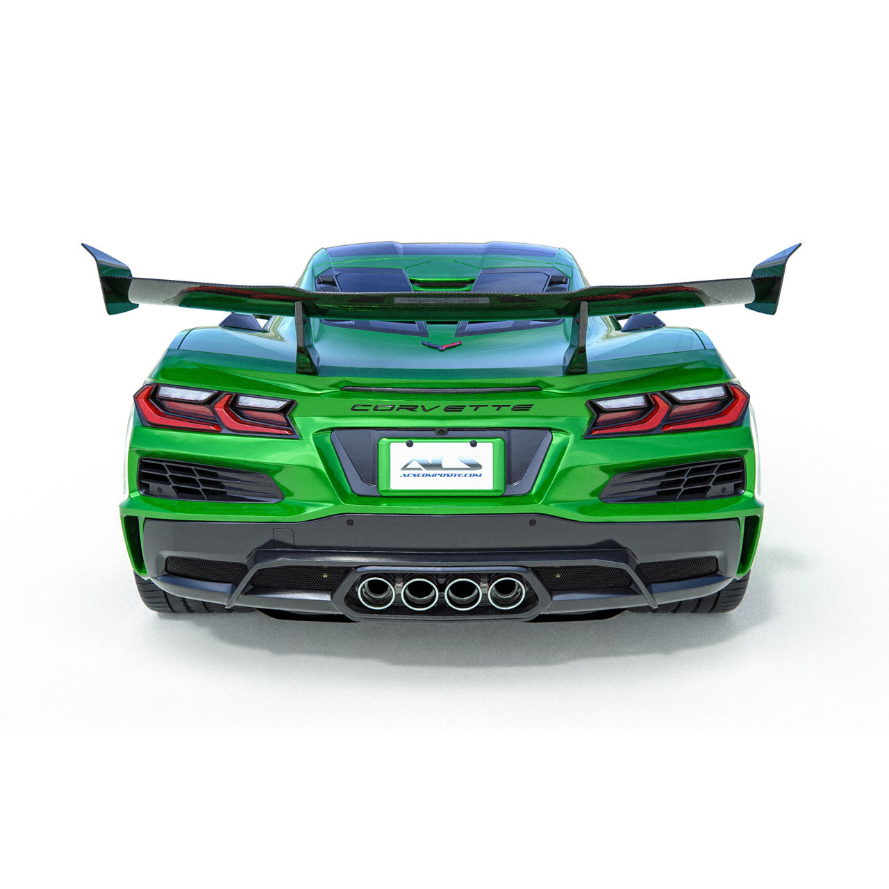 C8 ZR1 High Wing License Plate Filler