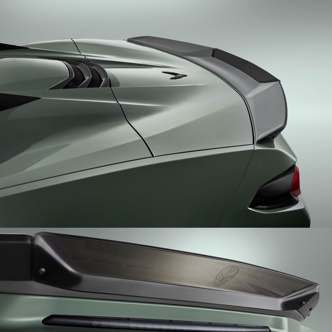 Wicker Rear Spoiler C8 Z06 E-Ray Rear Spoiler Wicker Bill – ACS Composite
