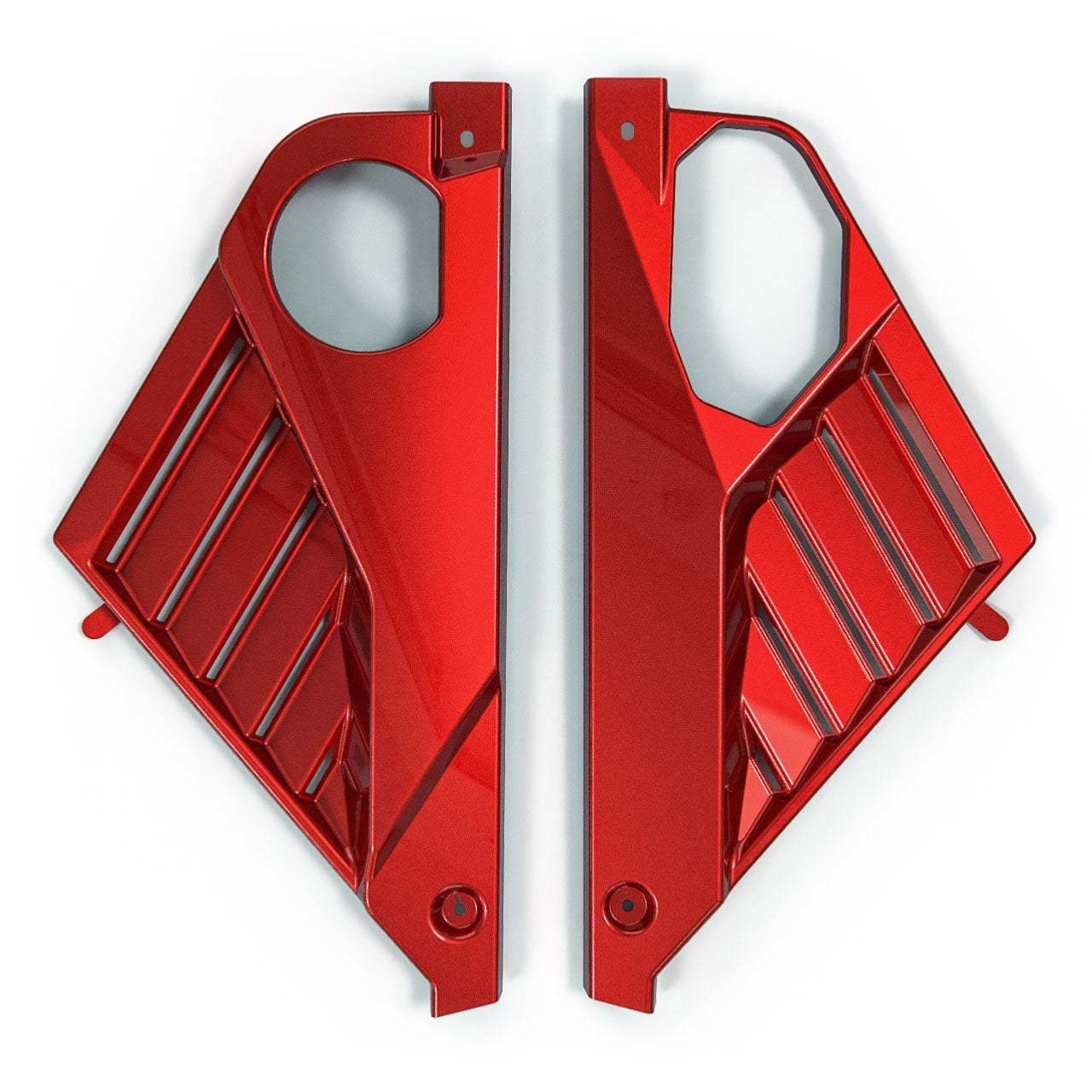 Panneaux de moteur à persiennes du coupé C8