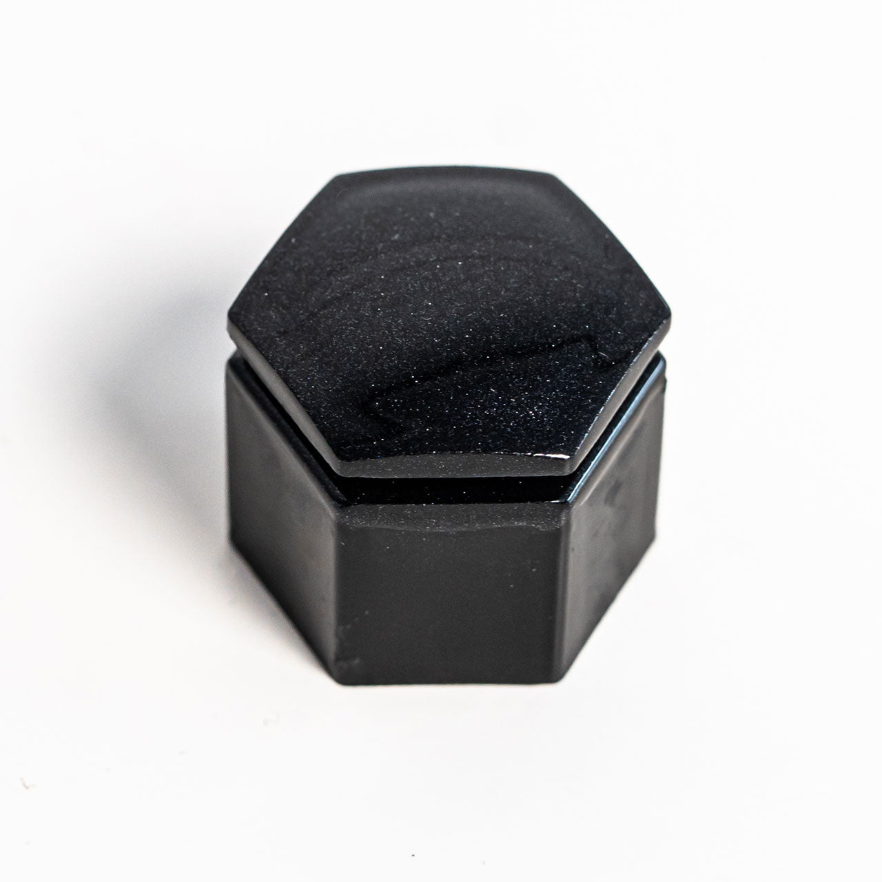 C8 CFZ PC Black Wheel Lug Nut Covers