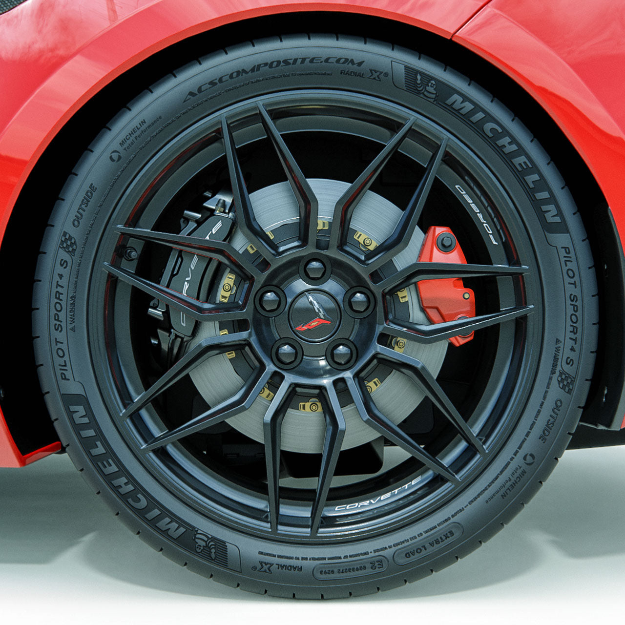 C8 ZR1 Z06 E-ray Grand Sport E-Caliper Cover (PRE-ORDER)