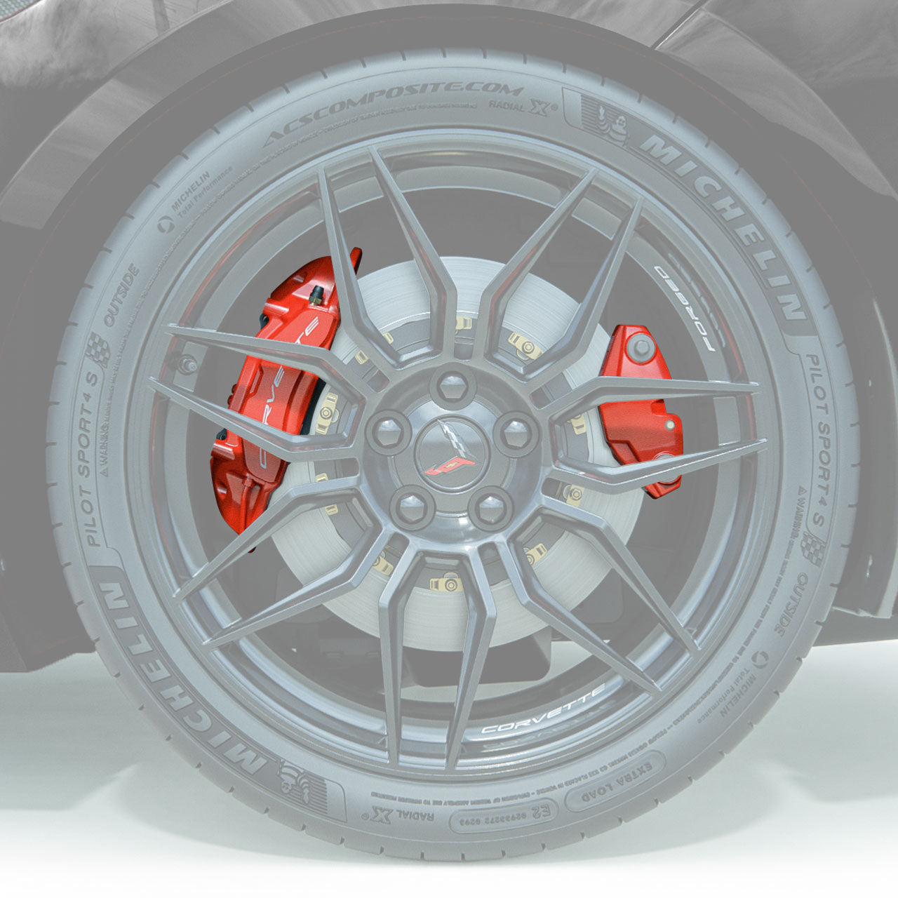 C8 ZR1 Z06 E-ray Grand Sport E-Caliper Cover (PRE-ORDER)