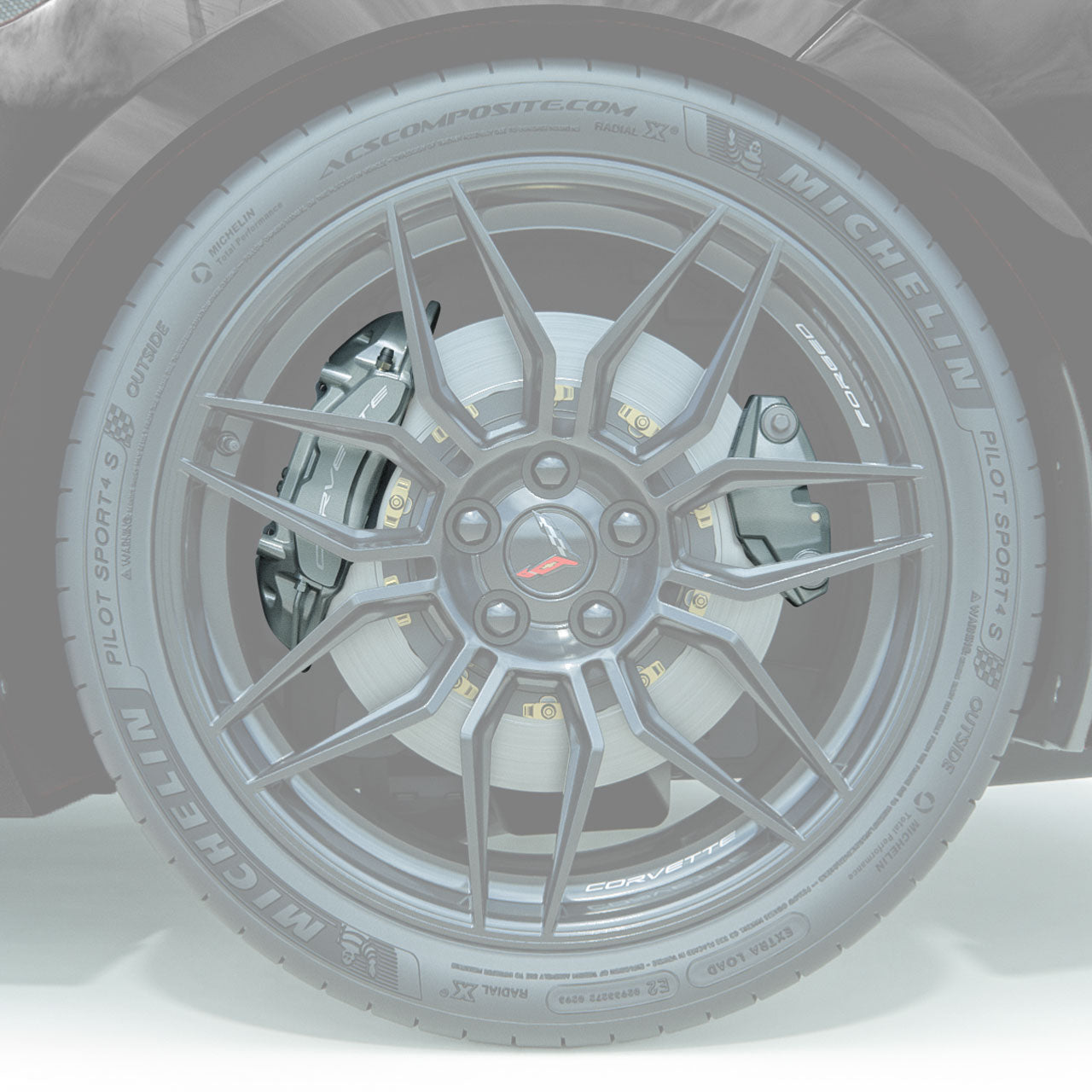 C8 ZR1 Z06 E-ray Grand Sport E-Caliper Cover (PRE-ORDER)