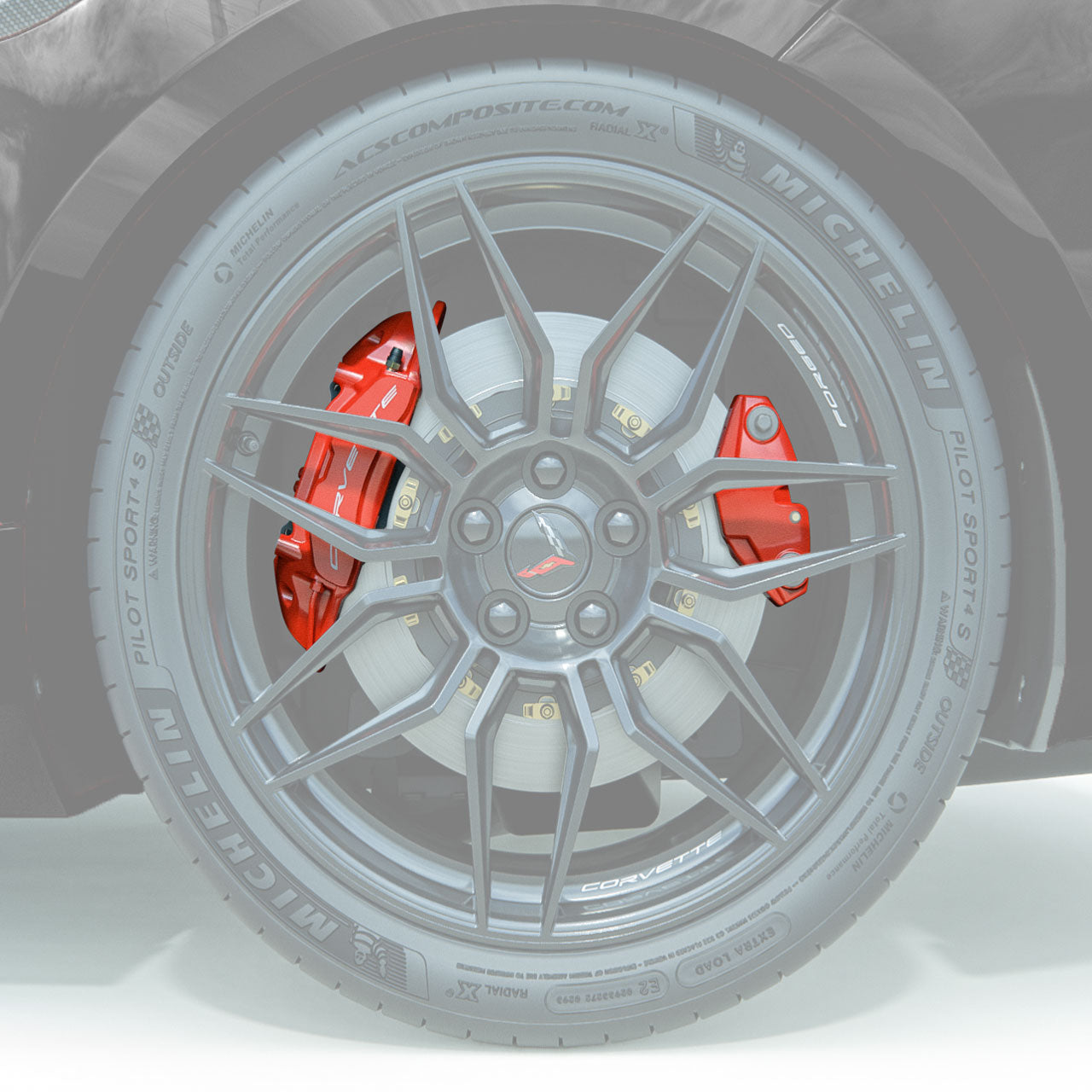 C8 ZR1 Z06 E-ray Grand Sport E-Caliper Cover (PRE-ORDER)