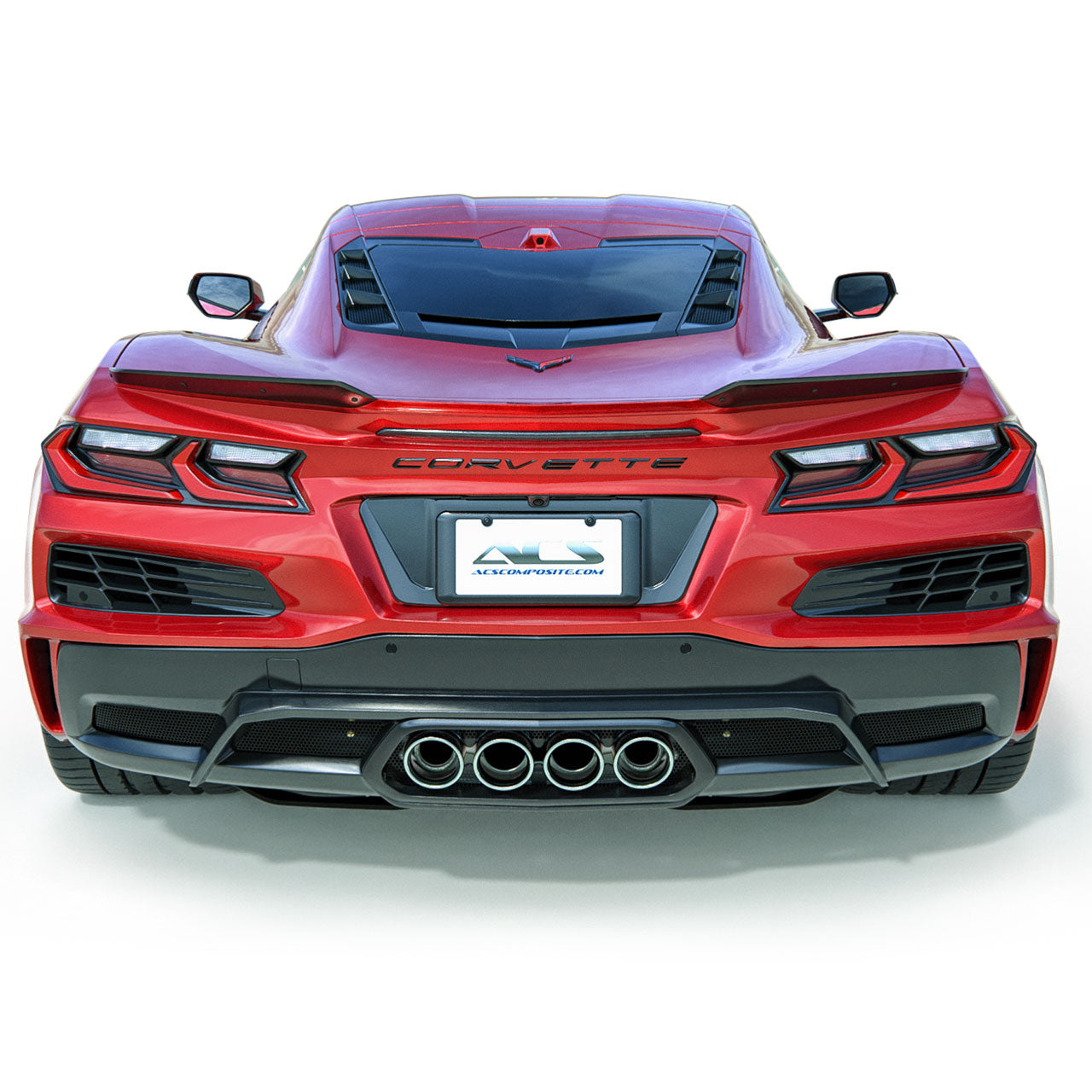 C8 Z06 E-Ray License Plate Filler