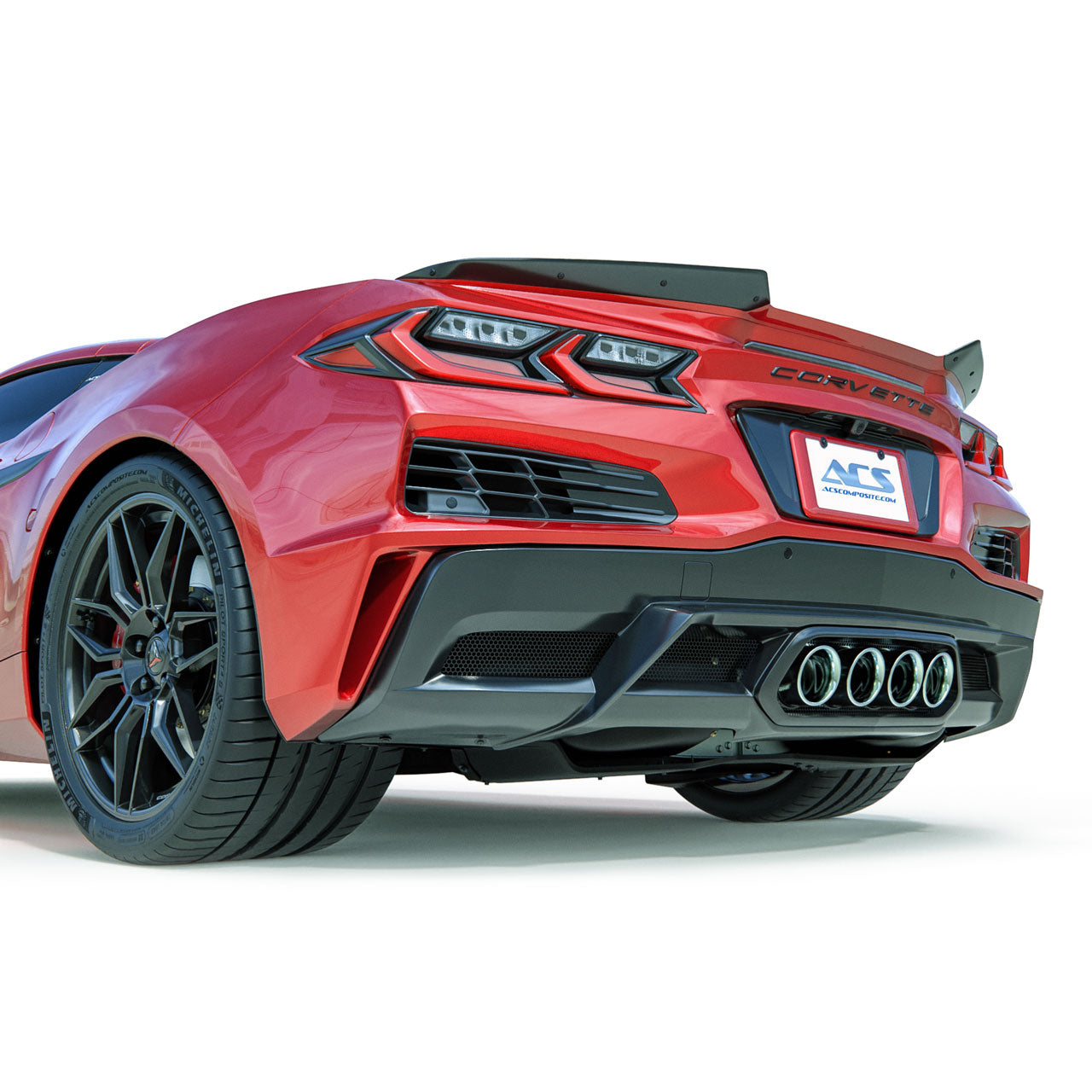 C8 Z06 E-Ray License Plate Filler