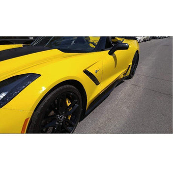 Zero7 Side Rockers | Carbon Flash Metallic Black | C7 Corvette Stingray ...