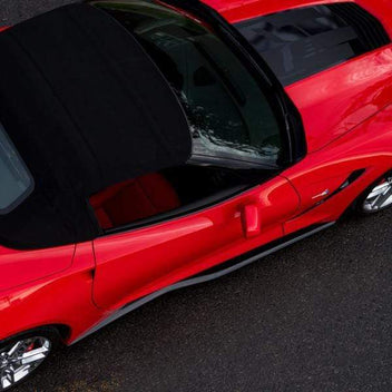 Zero7 Side Rockers | Carbon Flash Metallic Black | C7 Corvette Stingray ...