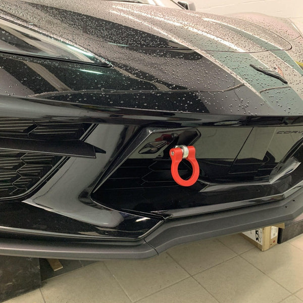 85513591 Red Tow Hook | Chrome Moly | C7 & C8 Corvette | ACS Composite | 45-4-201