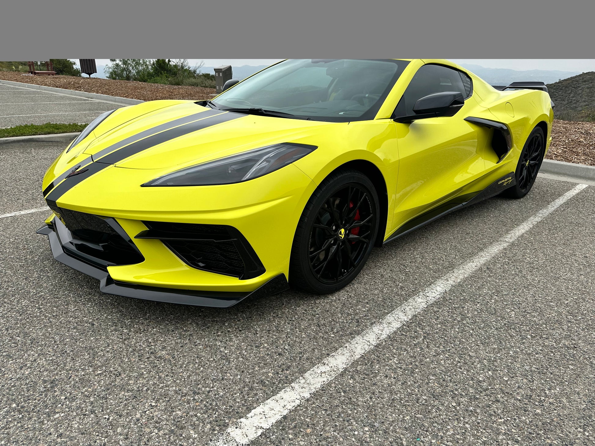 Adam Ls 2023 Corvette Stingray 3LT in accelerate-yellow