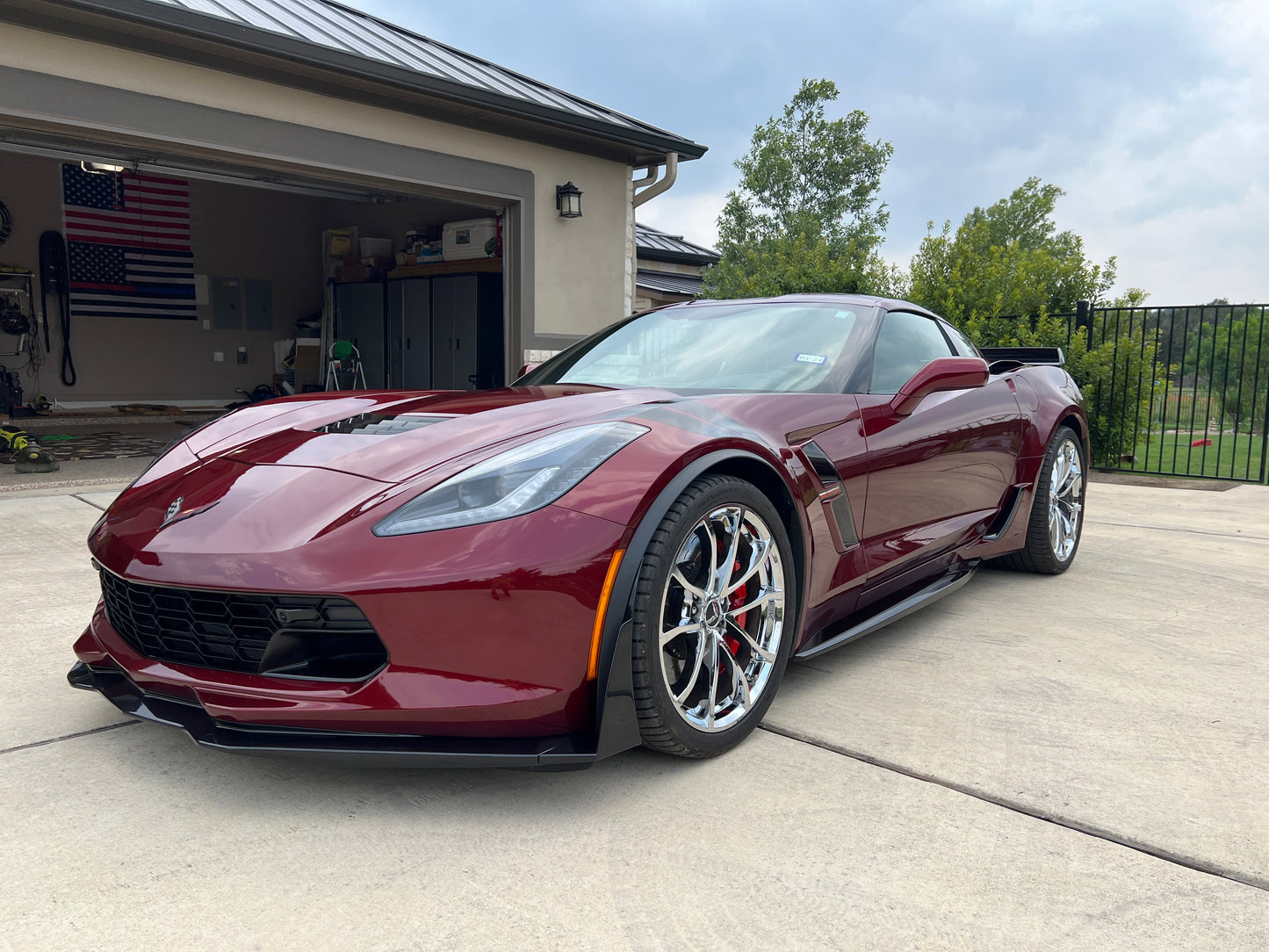 Dave Bs 2018 Corvette Grand Sport 2LT in long-beach-red-metallic