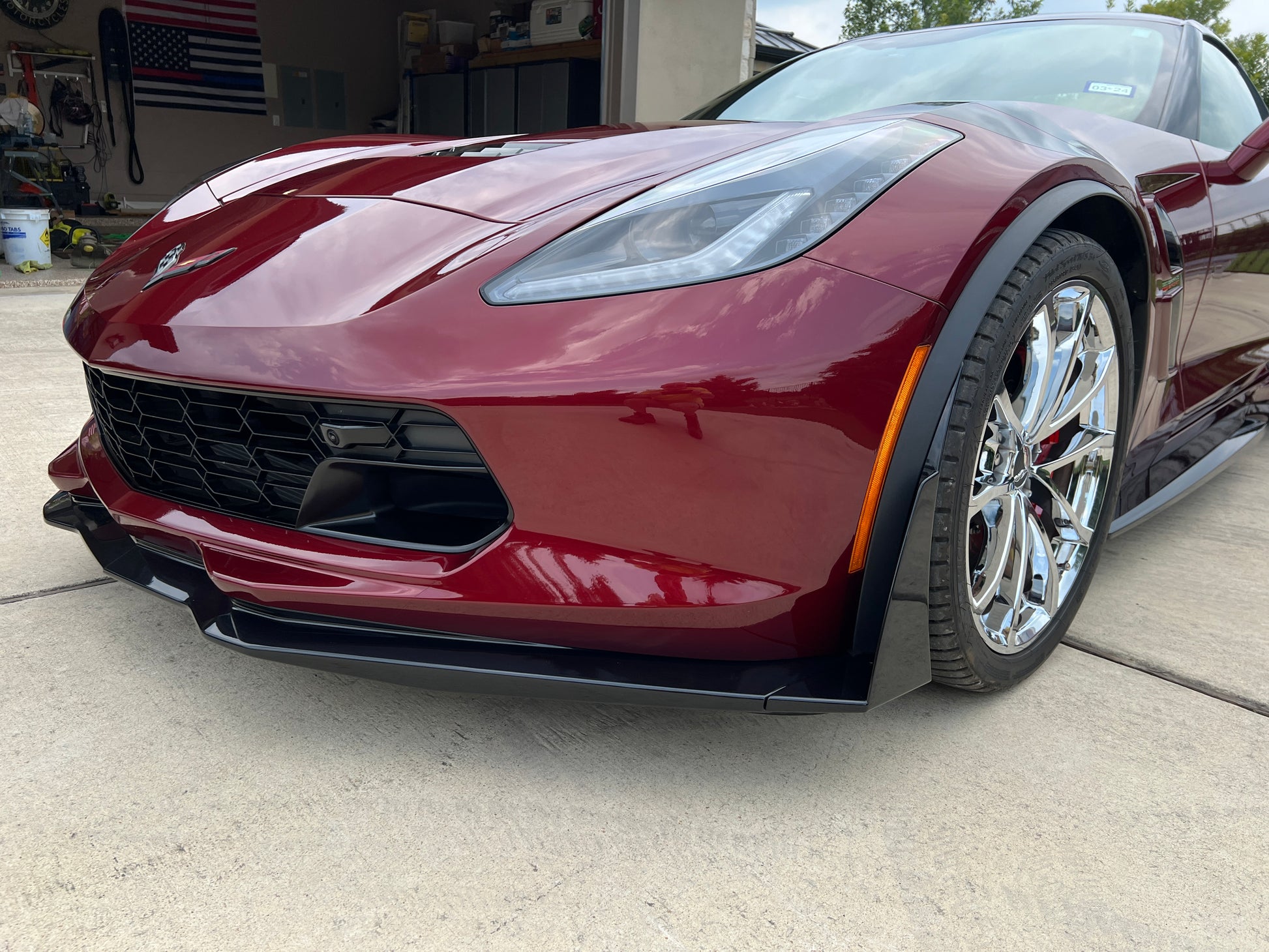 Dave Bs 2018 Corvette Grand Sport 2LT in long-beach-red-metallic